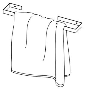 Deante Mokko příslušenství, držák na ručníky 600mm, bílá matná, ADM_A621