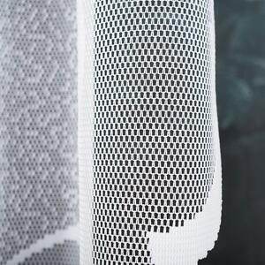 Bílá žakárová záclona EVELINA 300x140 cm