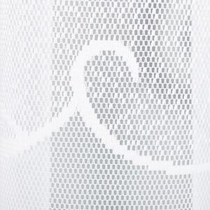 Bílá žakárová záclona EVELINA 400x160 cm
