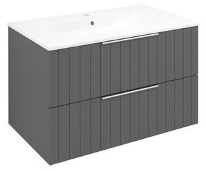 Sapho Sapho, CIRASA umyvadlová skříňka 79,8x52x46cm, carina strip, CR801-4141S