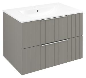 Sapho CIRASA umyvadlová skříňka 69,8x52x46cm, agila strip CR701-4343S