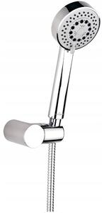 Cersanit Lano, ruční sprcha se sprchovou hadicí a 1-bodovým držákem sprchy, Chrom, S951-022