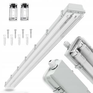 Prachotěsné LED svítidlo 25 W, 150 cm, studená bílá, IP65