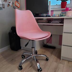 Malatec 16428 Kancelářská židle růžová
