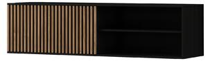 Eltap TV stolek Meorati 150 Černá / Dub Artisan