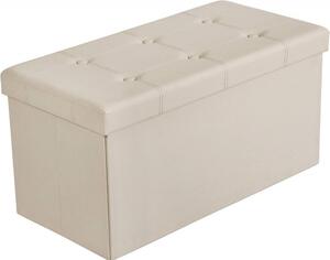 BeComfort FUR1624-1 Úložná lavice s pohodlným sedátkem 76x38x38 cm