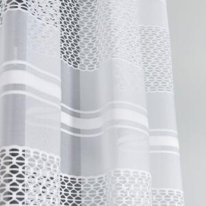 Bílá žakárová záclona KORINO 310x160 cm