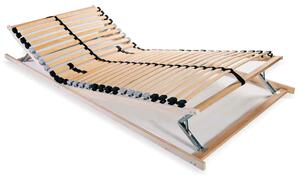 Lamelový rošt postele s 28 lamelami 7 zón 70 x 200 cm 246455