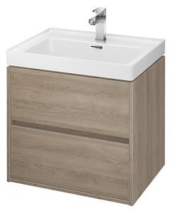 Cersanit Crea, závěsná skříňka s umyvadlem 60cm, set B114, dub, S801-288