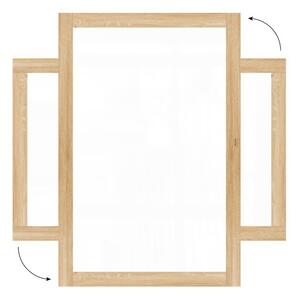 Magnetická tabule PREMIUM 150x100 cm v rámu v barvě dubu, MP1510OAK