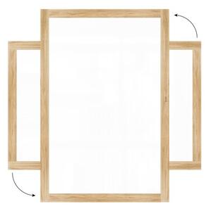 Magnetická tabule PREMIUM 180x120 cm v rámu v barvě dubu, MP1812OAK