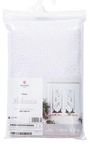 Bílá žakárová záclona MELANIA 500x160 cm