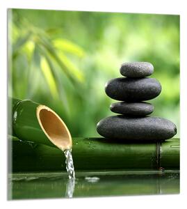 Obraz na plátně Voda a zen kameny