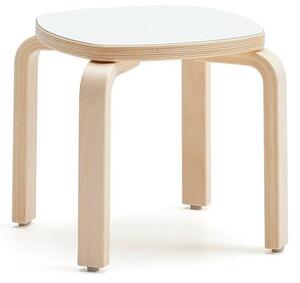 AJ Produkty Stolička VIDE, výška 310 mm, bříza/bílá