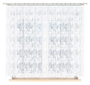 Bílá žakárová záclona PATRYCJA 300x160 cm