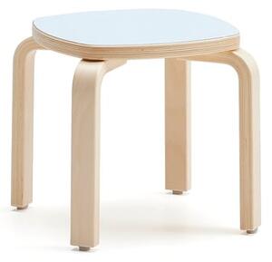 AJ Produkty Stolička VIDE, výška 310 mm, bříza/modrá