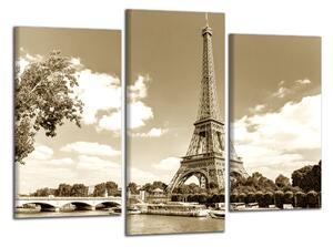 Obraz na zeď Eiffelovka a přístav
