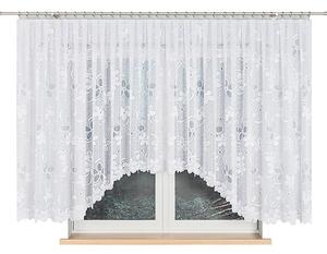 Bílá žakárová záclona RENATA 500x150 cm