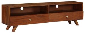 TV stolek 140 x 30 x 40 cm masivní recyklované dřevo 246675