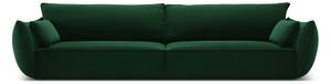 Tmavě zelená sametová pohovka 248 cm Vanda – Mazzini Sofas