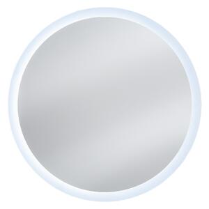 Comad Závěsné zrcadlo s LED osvětlením Venus ⌀80 cm