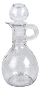 Ozdobná skleněná lahvička s uzávěrem a uchem Elsemiek – 175 ml