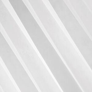 Bílá voálová záclona na pásce LUCIA 300x160 cm