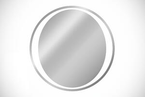 Comad Závěsné zrcadlo s LED osvětlením Aurelia ⌀80 cm