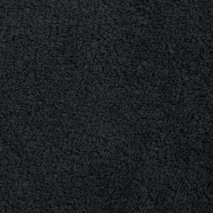 Hebká černá flano deka LORI 70x160 cm