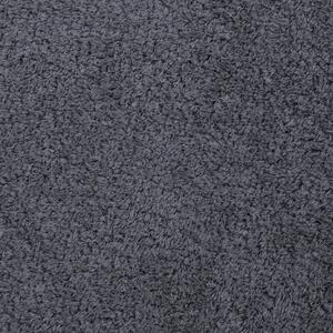 Hebká šedá flano deka LORI 70x160 cm