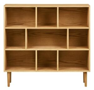 Knihovna v dekoru dubu v přírodní barvě 30x104,5x112 cm Oshawa – House Nordic