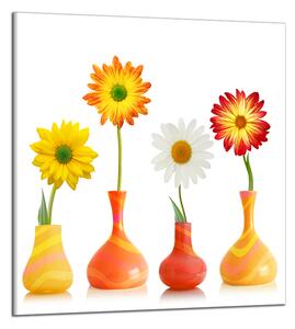 Obraz na zeď Květy ve vázách