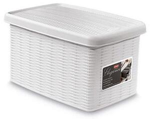STEFANPLAST Úložný box Elegance 5,5 l, bílý STEFANPLAST
