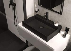 Aplomo Correo čtvercová sprchová vanička, černá Rozměr vaničky: 90x90cm