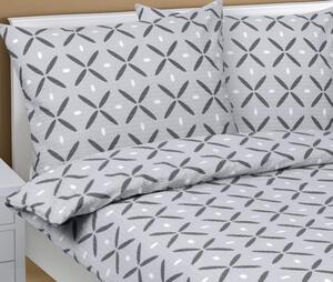 Povlečení krepové Šedá 80/811 - 140x220, 70x90 cm