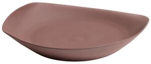 Kave Home Hnědá keramická dekorativní mísa Ebenor Ø 40 cm