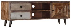 TV stolek 118 x 30 x 40 cm masivní mangovníkové dřevo 247330