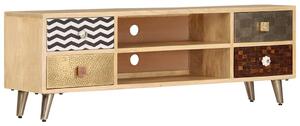 TV stolek 120 x 30 x 40 cm masivní mangovníkové dřevo 247340