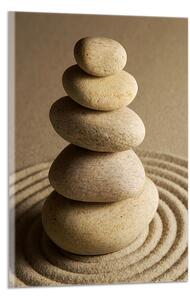 Obraz na plátně Zen kameny a písek