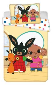 Jerry Fabrics Povlečení do postýlky Králíček Bing Playroom baby 100x135, 40x60 cm