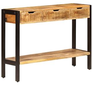 Příborník se 3 zásuvkami 110 x 35 x 75 cm masivní mangovník 247406