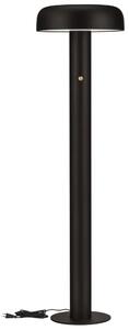 Nova Luce Černá kovová stojací LED lampa Noelia 142 cm
