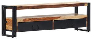 TV stolek 120 x 30 x 40 cm masivní akáciové dřevo 247451