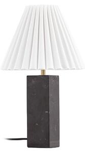 Stolní lampa NOLA, Asher, Bílá, Obývací pokoj, Tkanina / Textil, Moderní