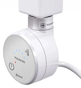 Terma MOA BLUE topná tyč s termostatem a bluetooth Barva: Bílá, Výkon topné tyče: 400 W, Typ kabelu topné tyče: Kroucený kabel se zástrčkou