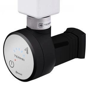 Terma MOA BLUE topná tyč s termostatem a bluetooth Barva: Černá, Výkon topné tyče: 1000 W, Typ kabelu topné tyče: Přímý kabel do zdi bez zástrčky s krytkou