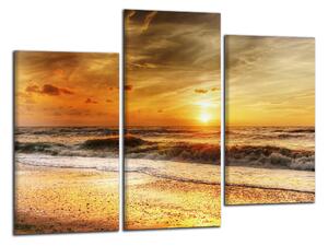 Obraz na stěnu Západ slunce na pláži