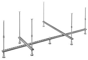 Polysan Nosná konstrukce pro asymetrickou vanu 160x100cm FR160100