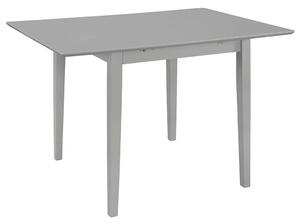 Rozkládací jídelní stůl šedý (80–120) x 80 x 74 cm MDF 247627