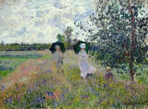 Obrazová reprodukce Promenade near Argenteuil (1873), Claude Monet